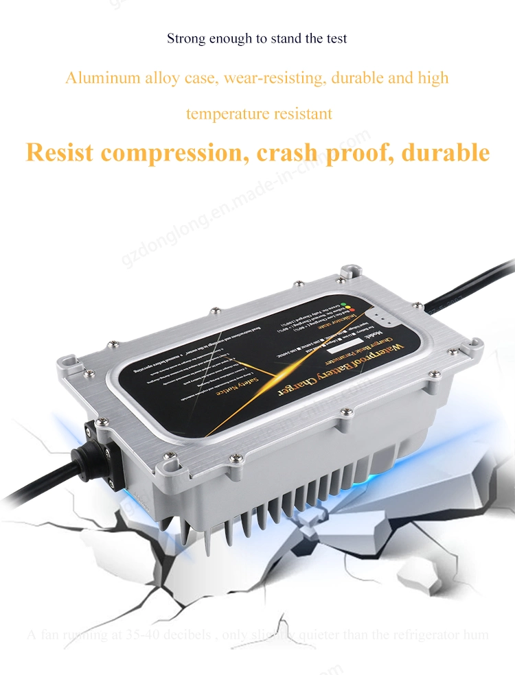 Dlon Charger Waterproof 24V 15A 29.2V 29.4V Lipo Li-ion Lead Acid Chargers for Boat Batteries