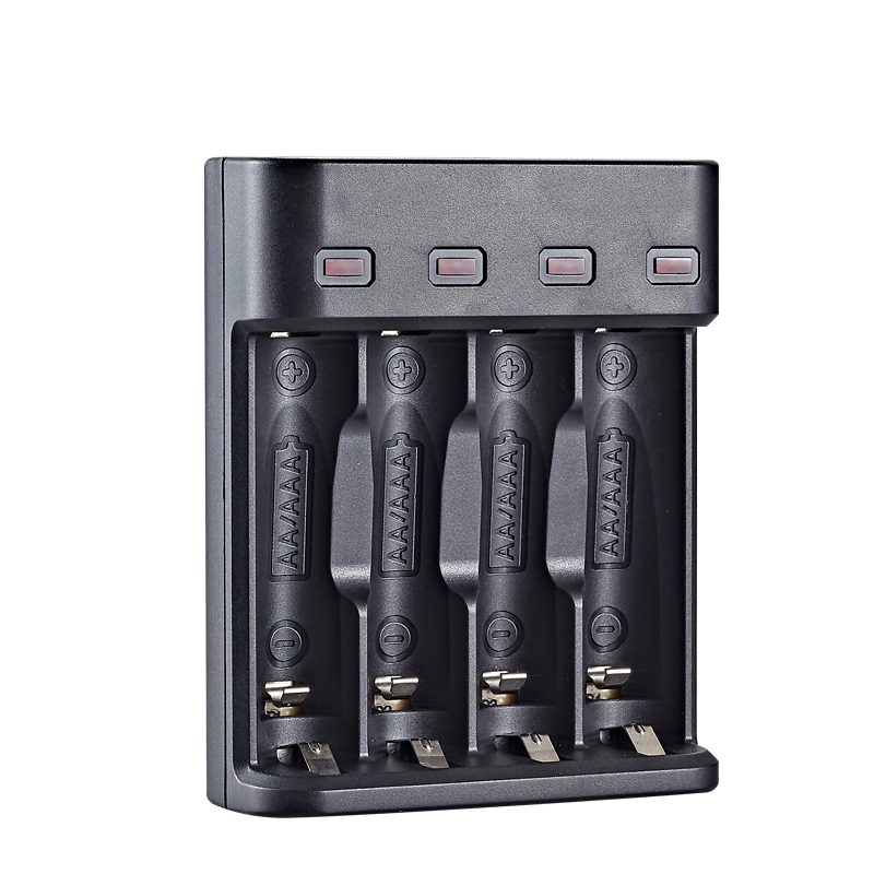 Smart 4 Slots 1.2V Ni-MH/Ni-CD AA AAA Battery Charger